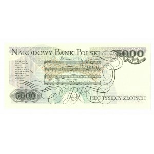 Volksrepublik Polen, 5000 Zloty 1982 A