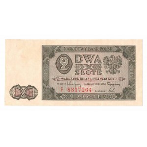 PRL, 2 złote 1948 P