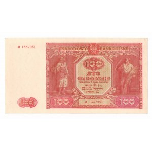 PRL, 100 Zloty 1946 D