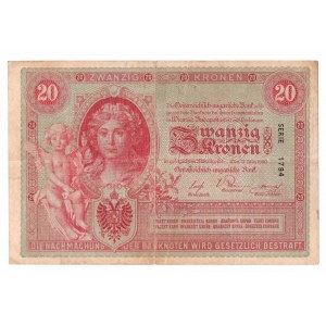 Austria, 20 koron 1900