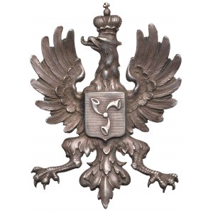 Poland, Applique eagle with Trump's coat of arms - silver