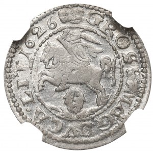 Zygmunt III Waza, Grosz 1626, Wilno - NGC MS61