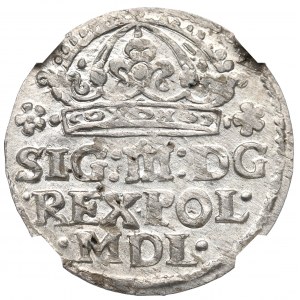 Sigismund III. Wasa, Grosz 1614, Krakau - NGC MS64 - OKAZOWY