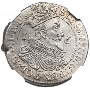 Sigismund III. Vasa, Ort 1625, Danzig - NGC MS61