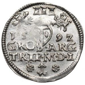 Sigismund III, 3 groschen 1592, Vilnius