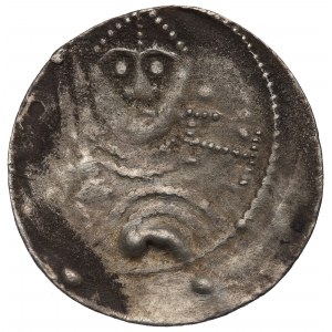 Ladislaus II. der Verbannte, Denar ohne Datum, Krakau - Fürst und Bischof - Selten