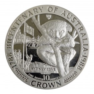 Australien, 10 Kronen 1988 - 10 Unzen Silber