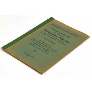 Adolph Hess Nachf auction catalog. Versteigerungs-Katalog einer Sammlung von Baltischen Münzen.