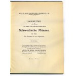 Adolph Hess Nachfolger Auktionskatalog Sammlung L. E. Bruun, Kopenhagen, Schwedische Münzen, I und II Teil