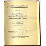 Katalog aukcyjny Adolph Hess Nachf. „Russische Münzen des 19. und 20. Jahrhunderts. Dubletten Russischer Museen durch die Sammlung wurde in Moskau durch die Herren Sachverständigen für Numismatik Experten A. Tolmatscheff-Sosnowski und Numismatiker A. Wers