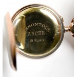 Polen, Patriotische Taschenuhr 19. Jahrhundert auf einem Borstenapparat