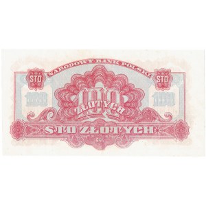 PRL, 100 Zloty 1944, aA, ...schulden