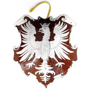 Poland, Enamel shield with eagle 20th century