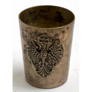 Galicia, Patriotic mug with eagle - silver 19th century