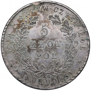 November uprising, 5 zloty 1831