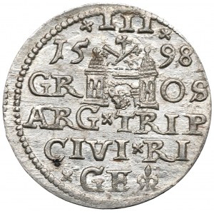 Sigismund III, 3 groschen 1598, Riga