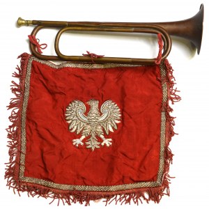 People's Republic of Poland, Bugle trumpet with flame