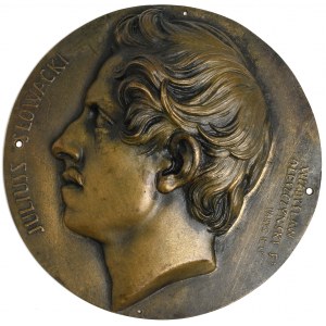 Poland, Medallion Juliusz Słowacki - Oleszczyński Paris 1841