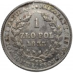 Poland under Russia, Nicholas I, 1 zloty 1833