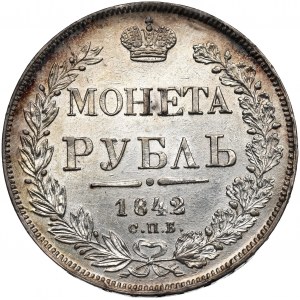 Russland, Nikolaus I., Rubel 1842 АЧ