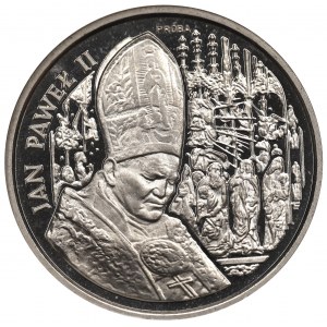 III RP, 100.000 złotych 1991 Jan Paweł II - PRÓBA Nikiel