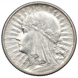 II RP, 2 Zloty 1933 Kopf einer Frau