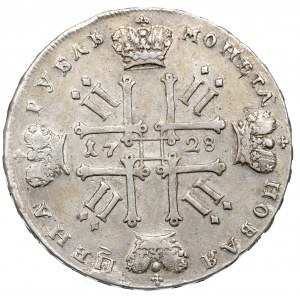 Russland, Peter II., Rubel 1728