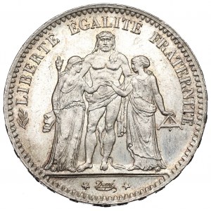 Francja, 5 franków 1877