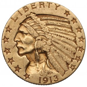 USA, 5 Dolarów 1913 San Francisco - RZADKIE