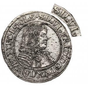 Schlesien, Duchy of Oels, Silvius Friedrich, 6 kreuzer 1674