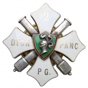 II RP, Odznaka oficerska 2 Dywizjonu Pociągów Pancernych, Kraków