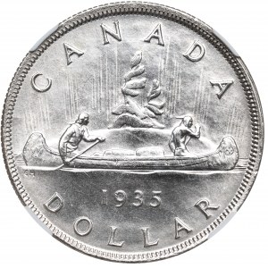 Canada, 1 dollar 1935 - NGC UNC Details