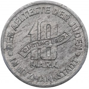 Litzmannstadt Ghetto, 10 mark 1943 - PCGS MS63