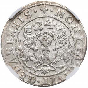 Sigismund III, 18 groschen 1623/4, Danzig - NGC MS63