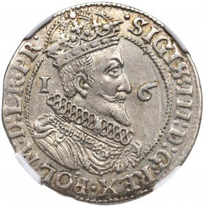 Sigismund III, 18 groschen 1623/4, Danzig - NGC MS62