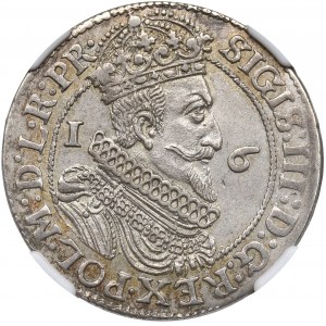 Sigismund III, 18 groschen 1623, Danzig - NGC MS62