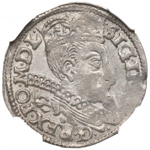 Sigismund III. Vasa, Trojak 1597, Poznań - NGC MS62