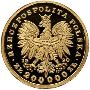 III RP, 200.000 złotych 1990 Kościuszko - Tryptyk