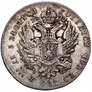 Königreich Polen, Alexander I., 5 Gold 1817 IB