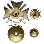 II RP, Badge with miniature Union of former Polish Army Volunteers