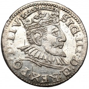 Zygmunt III Waza, Trojak 1594, Ryga - LIV - menniczy