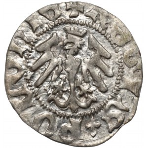Ladislaus II Jagiello, Halbpfennig ohne Datum, Krakau - W‡ - Schön