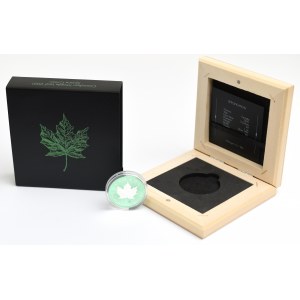 Canada, $5 2021 Maple leaf green