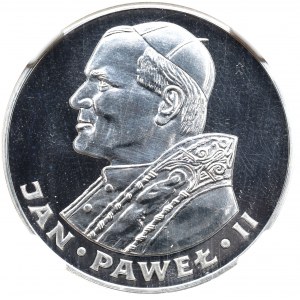 People's Republic of Poland, 100 gold 1982 John Paul II - Valcambi NGC MS66