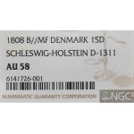 Niemcy, Szlezwik-Holsztyn, 1 speciedaler 1808 - NGC AU58