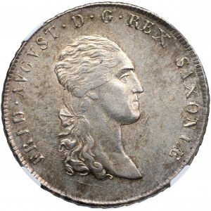 Deutschland, Sachsen, Friedrich Augustus, Taler 1809, Dresden - NGC AU58