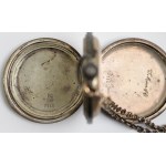 Europe, Moser pocket watch - silver, with motto with coat of arms