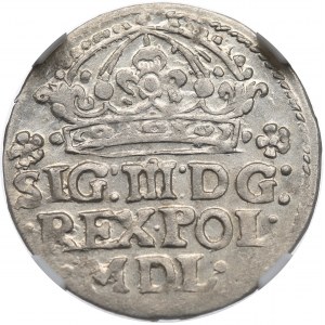 Sigismund III Vasa, Grosz 1614, Krakau - NGC MS65 - ENTDECKUNG