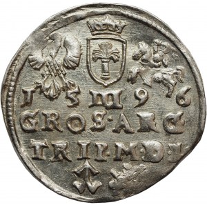 Zygmunt III Waza, Trojak 1596, Wilno - Rzadki / MENNICZY