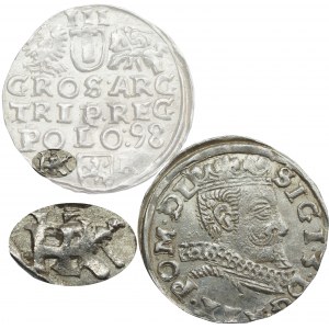 Sigismund III. Wasa, Trojak 1598, Wschowa, HK-K und andere Porträt - Schön / BESCHREIBUNG ÄNDERN